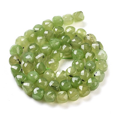 Natural Prehnite Beads Strands G-H028-A05-01-1