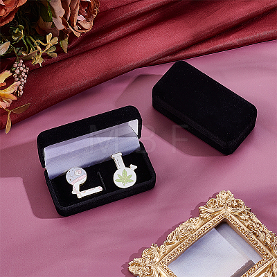 Velvet Jewelry Cases CON-WH0100-16-1