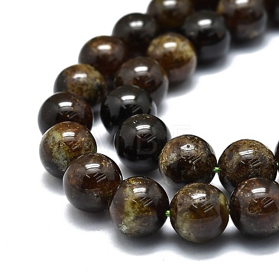 Natural Garnet Beads Strands G-E576-10C-1