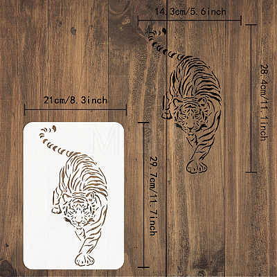 Plastic Drawing Painting Stencils Templates DIY-WH0396-0027-1