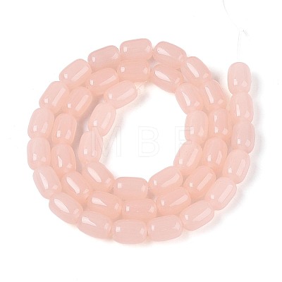 Imitation Jade Glass Beads Strands GLAA-T028-14J-A02-1