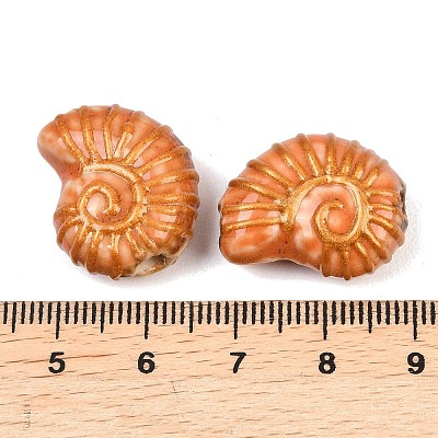 Handmade Porcelain Beads PORC-B008-02G-1