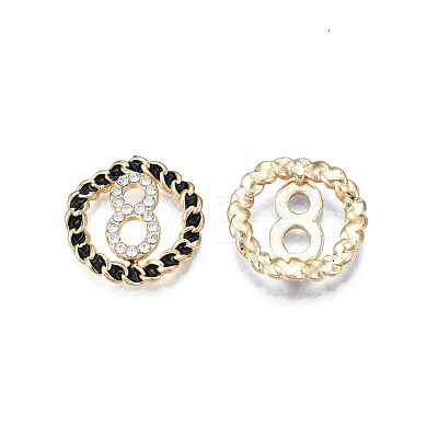 Rack Plating Alloy Enamel Connector Charms ENAM-T017-08A-1