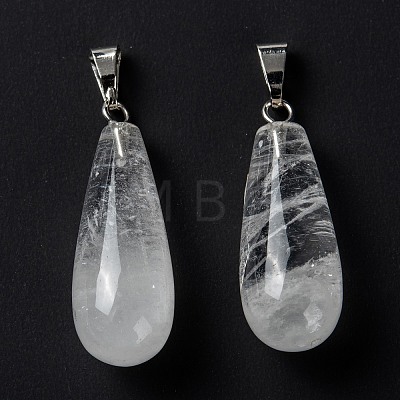 Natural Quartz Crystal Pendants X-G-F707-16-1