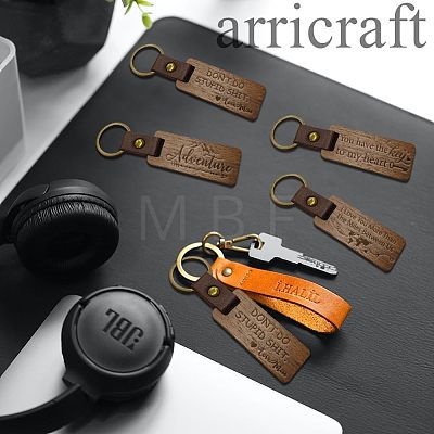 Walnut Wood Keychain KEYC-WH0044-009-1