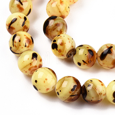 Drawbench Style Dyed Natural Freshwater Shell Beads Strands SHEL-T019-01B-1