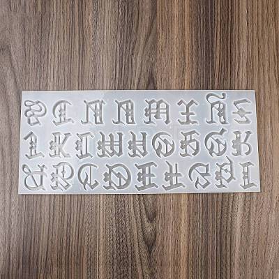 Gothic Style Letter A~Z DIY Silicone Pendant Molds SIMO-H012-04-1