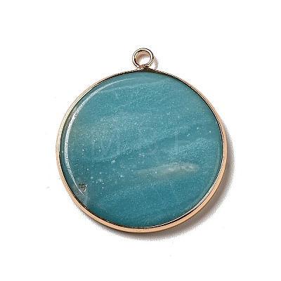 Natural Amazonite Pendants X-G-A213-01G-02-1