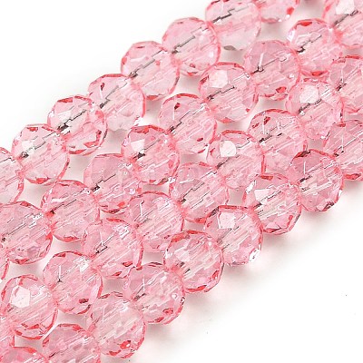 Transparent Baking Paint Glass Beads X1-DGLA-A034-T4mm-D08-1
