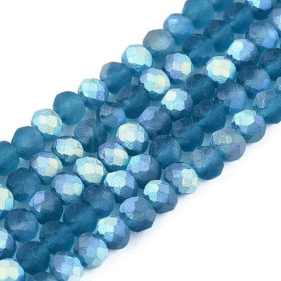 Transparent Glass Beads Strands EGLA-A044-T3mm-MB27-1