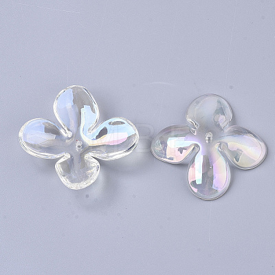 Transparent Acrylic Beads X-PACR-R246-027-1