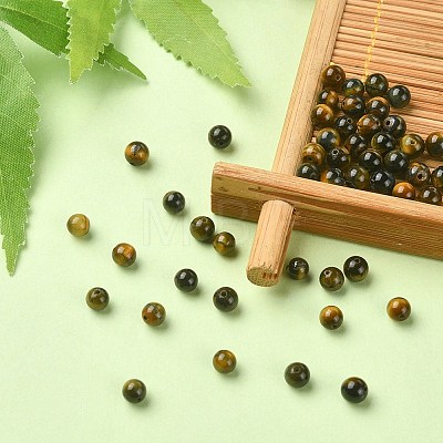 Natural Tiger Eye Beads Strands G-YW0001-56A-1