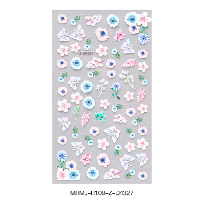 5D Watermark Slider Gel Nail Art MRMJ-R109-Z-D4327-1