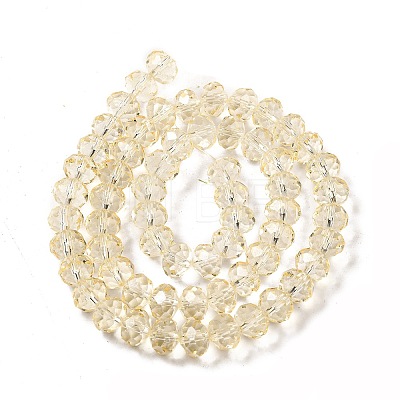 Transparent Baking Paint Glass Beads Strands LS-DGLA-A034-T8mm-D02-1