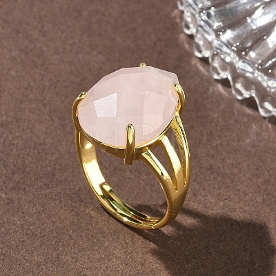 Brass Cuff Open Rings RJEW-D347-04G-13-1