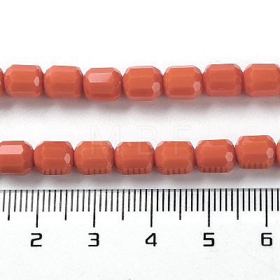 Opaque Glass Beads Strands GLAA-G112-03O-1