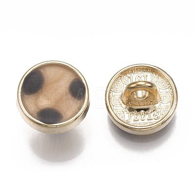 Zinc Alloy Shank Buttons X-BUTT-S023-01A-1