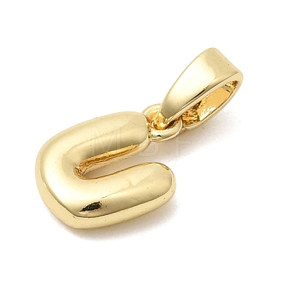 Brass Letter Charms LS-KK-G554-22G-U-1