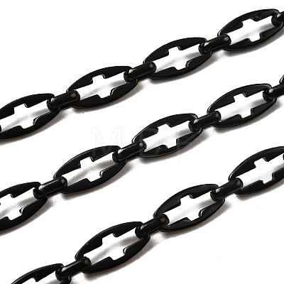 304 Stainless Steel Hollow Cross Link Chains CHS-S012-23B-1