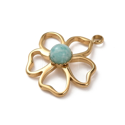 Natural Amazonite Pendants STAS-B139-02G-01-1