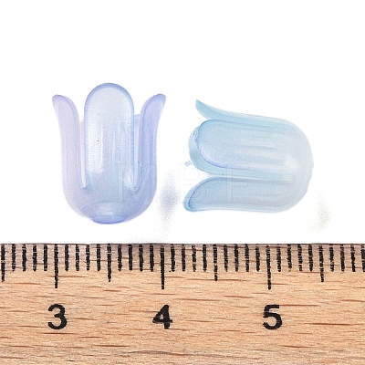 Transparent Acrylic Beads Caps OACR-B022-01H-1