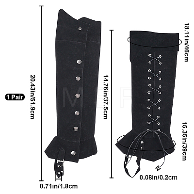 Velvet Boot Cover AJEW-WH0010-71B-1