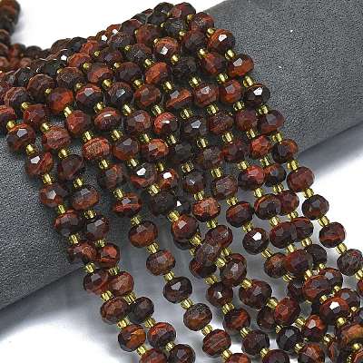 Natural Tiger Eye Beads Strands G-K389-E52-01-1