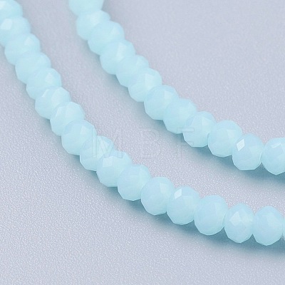 Imitation Jade Glass Beads Strands GLAA-G045-A10-1