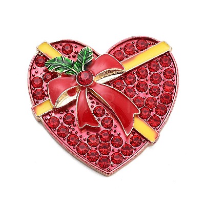 Christmas Alloy Rhinestone Cabochons FIND-U016-03G-03-1