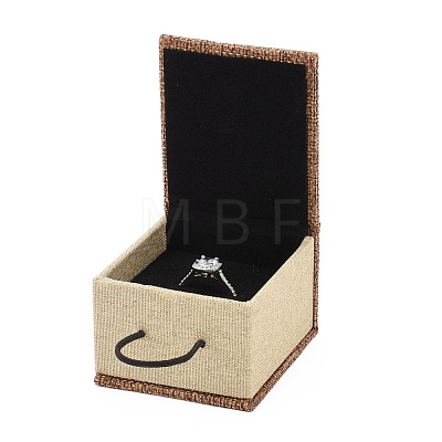 Rectangle Wooden Ring Boxes OBOX-N013-02-1