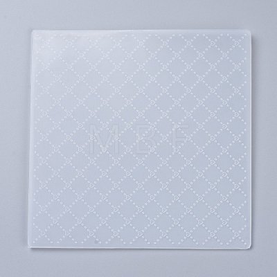 Plastic Embossing Folders X-DIY-P007-C01-1