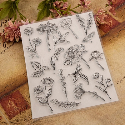 Transparent Clear Silicone Stamp/Seal SCRA-PW0009-16-1