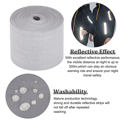 12.5M Polyester Reflective Ribbon OCOR-BC0005-13A-1