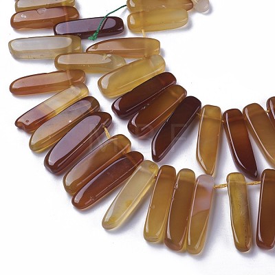 Dyed Natural Agate Beads Strands G-F595-G-1