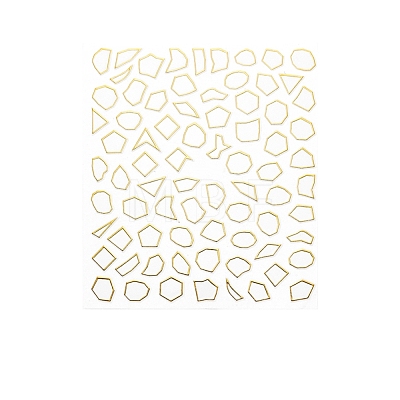 Hot Stamping 3D Watermark Slider Gel Nail Art Decals MRMJ-T072-DP0201-1