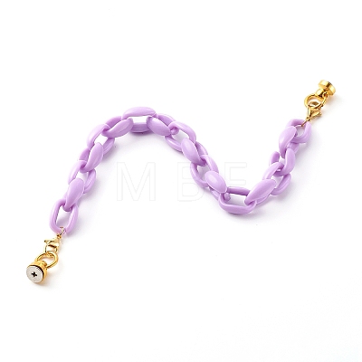 Acrylic Cable Chain Phone Case Chain HJEW-JM00478-1