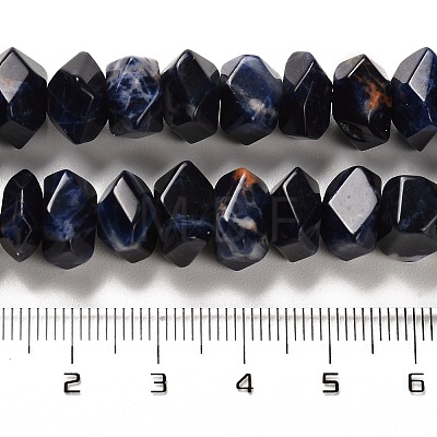 Natural Sodalite Beads Strands G-N327-05-07-1