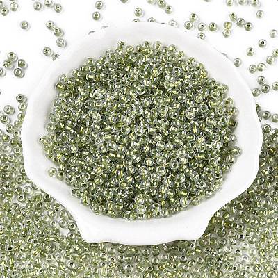 6/0 Transparent Inside Colours Glass Seed Round Beads X1-SEED-N006-004H-1