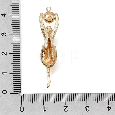 Brass Peg Bails Pendants KK-N290-31G-1