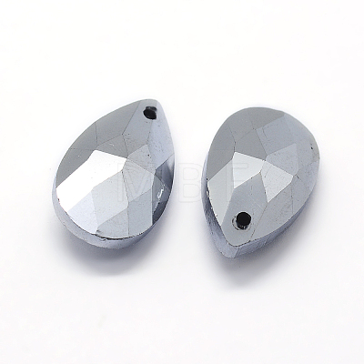 Faceted Glass Pendants GLAA-F069-L-B02-1