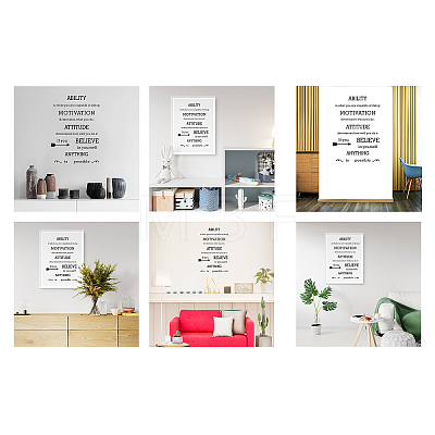 PVC Quotes Wall Sticker DIY-WH0200-001-1