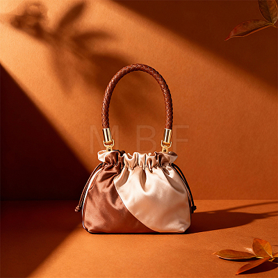 2Pcs PU Leather Bag Handles DIY-CL0001-95A-1