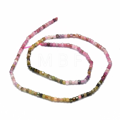 Natural Colorful Tourmaline Beads Strands G-E576-73-01-1