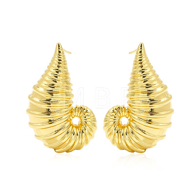 Brass Stud Earrings for Women WG0E589-02-1