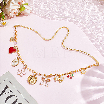 Aluminum Pendant Decorations HJEW-BM00065-1