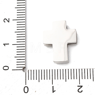 304 Stainless Steel Rhinestone Slide Charms STAS-P421-04D-P-1
