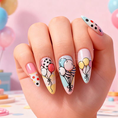 Stainless Steel DIY Nail Art Templates MRMJ-WH0092-274-1