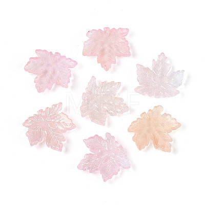 Baking Paint Transparent Glass Pendants LS-DGLA-N014-11B-03-1