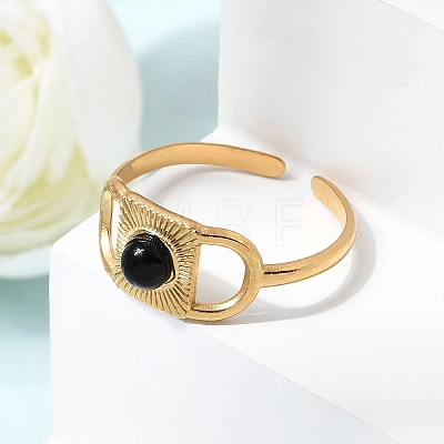 304 Stainless Steel Cuff Open Rings RJEW-F213-01G-07-1
