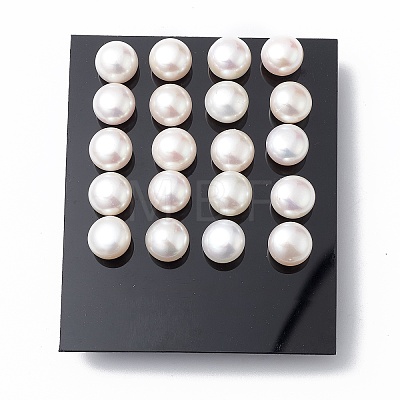 Natural Pearl Ear Studs EJEW-P223-01D-P03-1